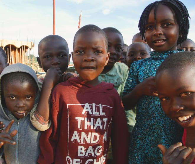 Enfants à Kanya Bayonga