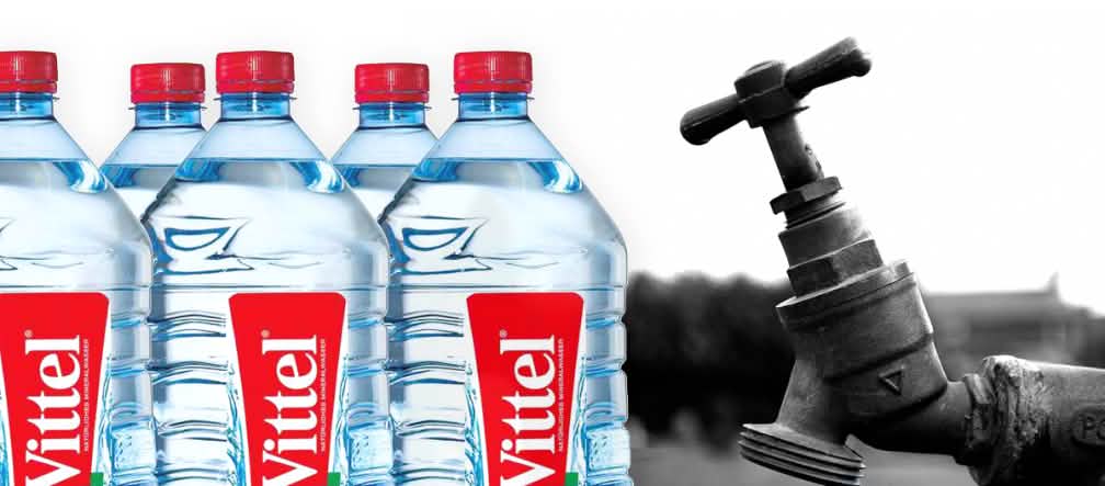 Nestlé est le plus grand fournisseur d’eau minérale au monde Les ressources en eau de Vittel menacées par Nestlé