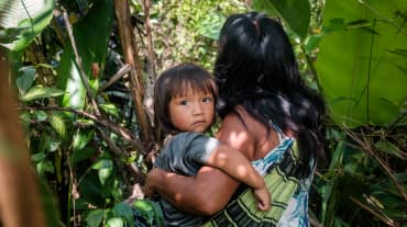 Indigènes du peuple Ka’apor en Amazonie